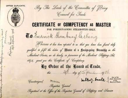 Master Fred H Gething