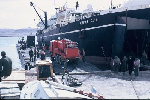 Loading Black Pig at Tobruk