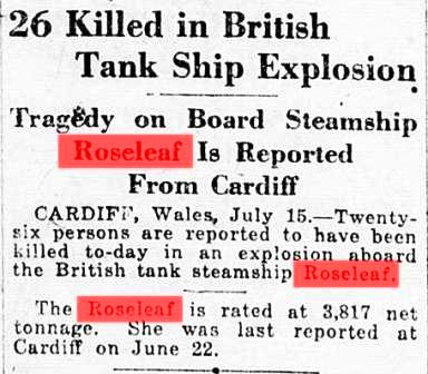 16 7 1919 NY Tribune ROSELEAF