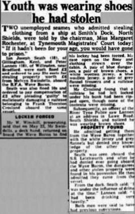 25 5 54 Shields Daily News Wave Baron