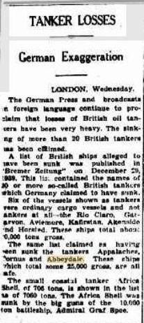 Canberra Times 26 1 1940 Abbeydale