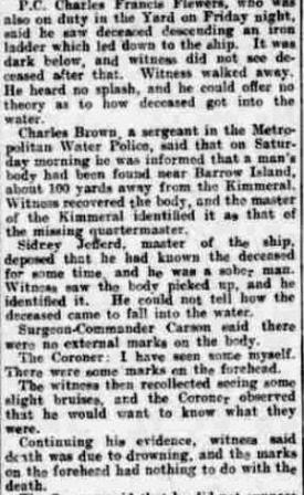 Pmouth Even News 1922 Kimmerol death 2