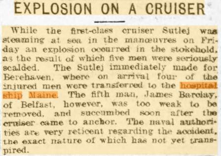 Press Cutting 1910 Wales Maine 1