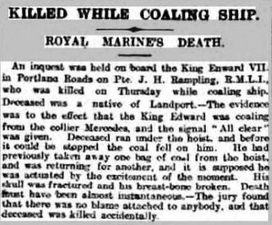 Press Cutting 6 6 1910 West Morn NEWS