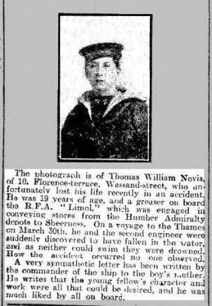 Press Cutting Hull Daily Mail 28 4 1920