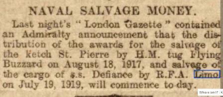 Press Cutting RFA Limol