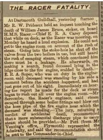 Press Cutting Western Times 24 July 1901