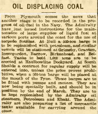 Press Report Evening Express 2 12 1907