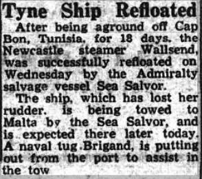 Press Report 19 3 1948 Sea Salvor