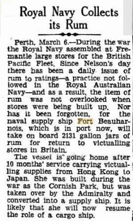 Press Report Kalgoolie Miner 8 3 1948