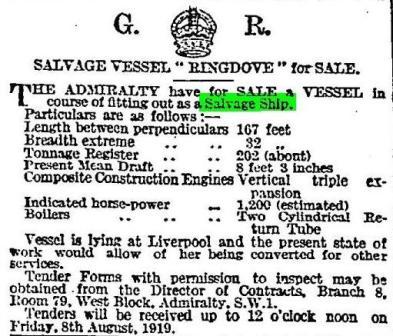 Press Report The Times 27 6 1919