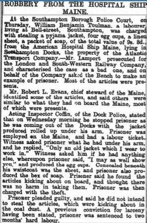 Press report - Maine 1