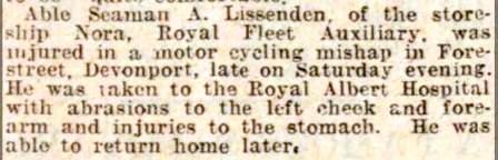 Press report 9.1.33 West Morn News Nora