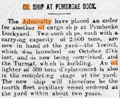 Press report Cambria Leader 2 5 1914