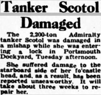 Scotol 18 7 47 Damaged Hants Tele