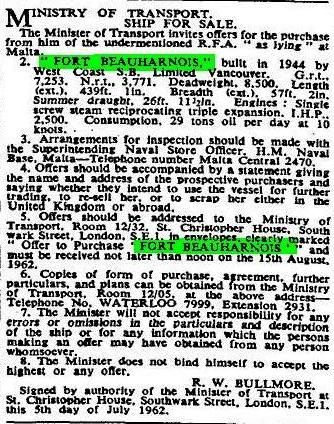 Times Fort Beau 23 7 1962