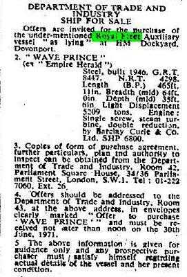 Times Wave Prince 5 6 1971