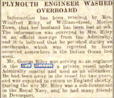 Western Morning News 19 Mar 1928