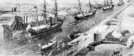 1st ships Suez Canal