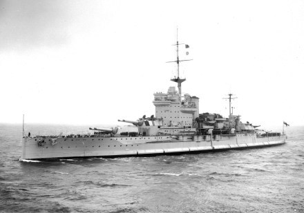 HMS WARSPITE in 1937