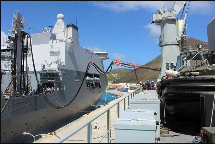 MBay refuells from Karel Doorman