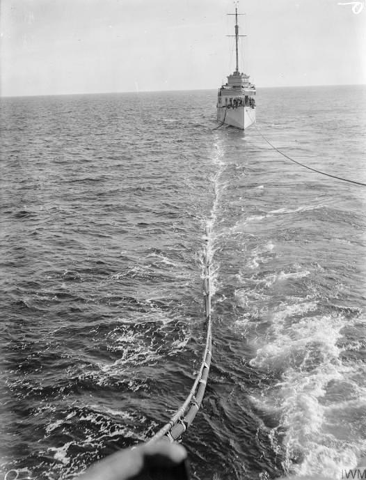 RAS Eaglesdale 1942 floating hose 5HMS Kepple