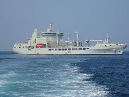 TSurge during sea trials