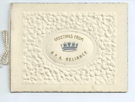 RFA Reliance Xmas Card