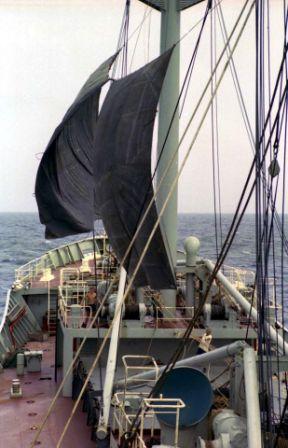 1975 Hebe in Indian Ocean mechanical problem