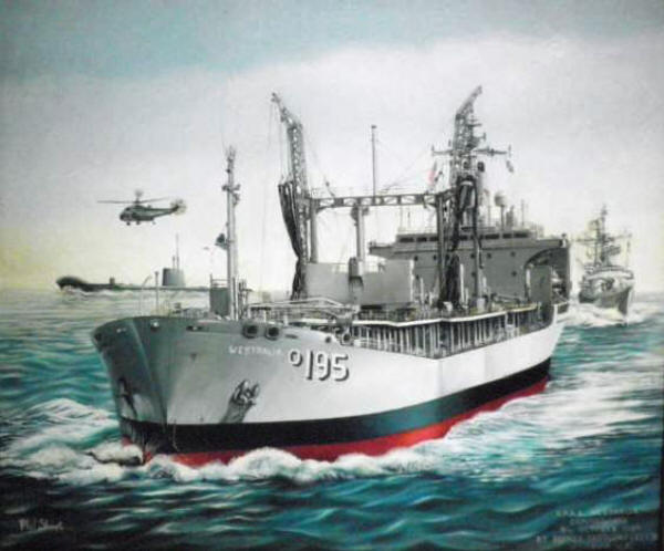HMAS Westralia II by Phil Short after RFA service as RFA Appleleaf (3) 