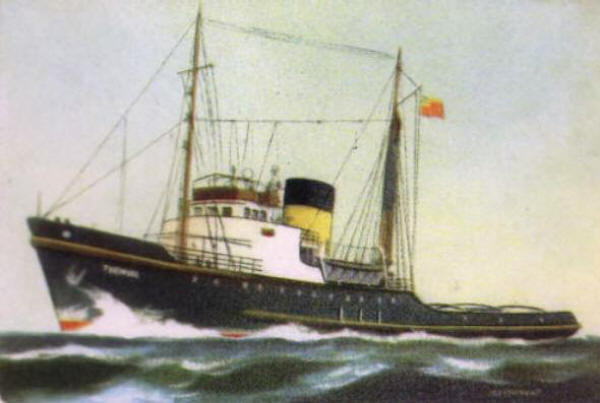 Tug Turmoil artist unknown when out of RFA Service  