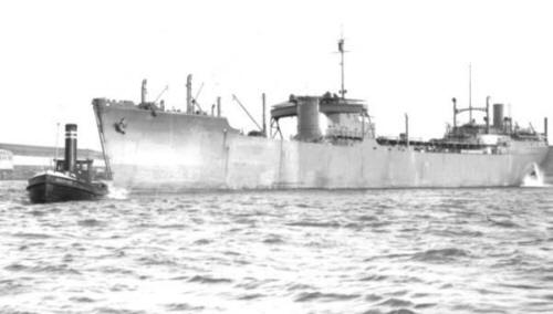 1944 Operation Shingle - RFA Empire Salvage